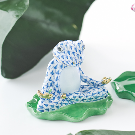 ヘレンド ワンダーパーク カエルコレクション ロータスディッシュ(L) ファンシー] ロータスディッシュ(S)