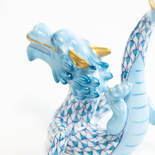 干支置物・たつ（ネイビー・ターコイズ）