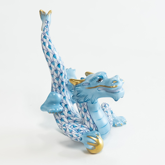 ヘレンド　干支たつ　置物 ドラゴン フィギュア ヘレンド 干支たつ 置物 ドラゴン フィギュア 干支置物・たつ（ゴールド）