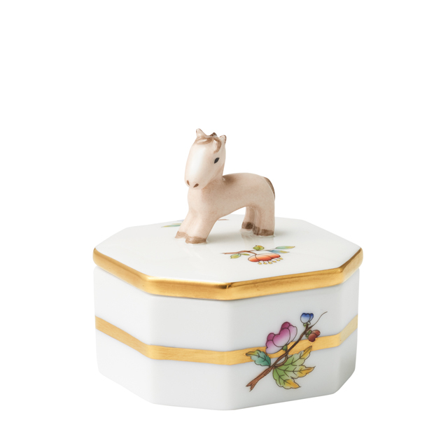 HEREND　ヘレンド　干支　馬 干支小筺・うま