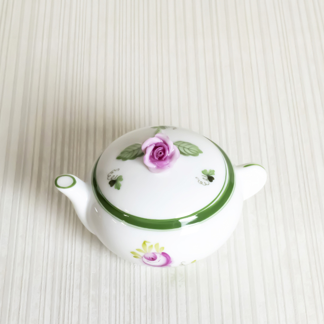 ウィーンの薔薇] ティーポット型小筺