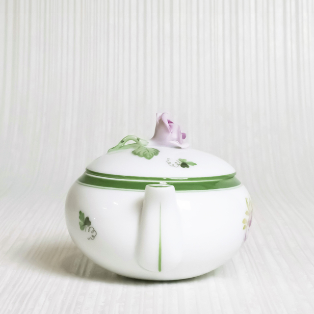 ウィーンの薔薇] ティーポット型小筺