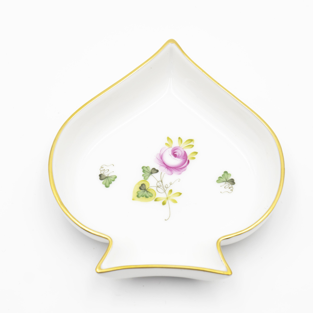 ヘレンド ウィーンの薔薇 ベジタブルディッシュ ウィーンの薔薇・シンプル] スペードディッシュ