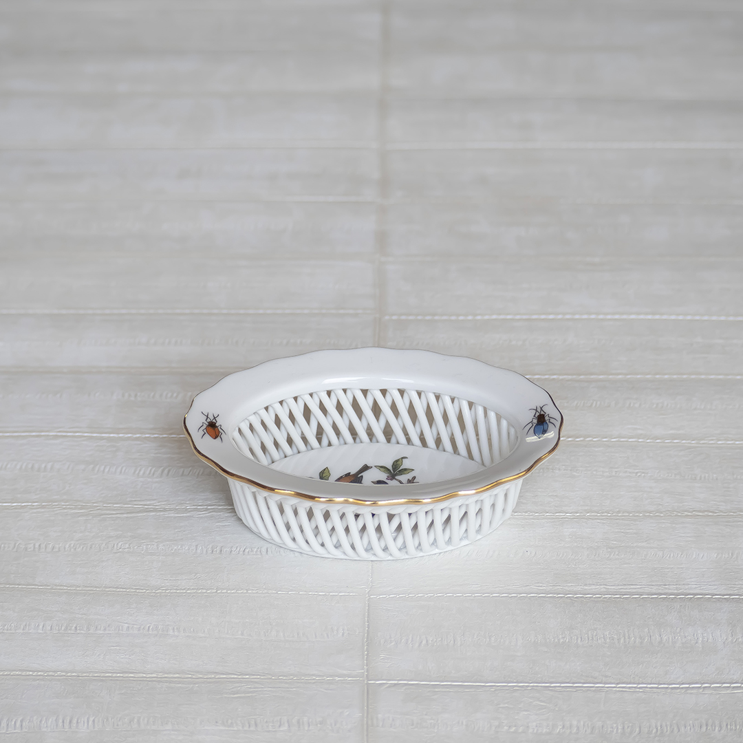 HEREND ヘレンド ロスチャイルドバード バスケットトレー HEREND ヘレンド ロスチャイルドバード バスケットトレー ロス