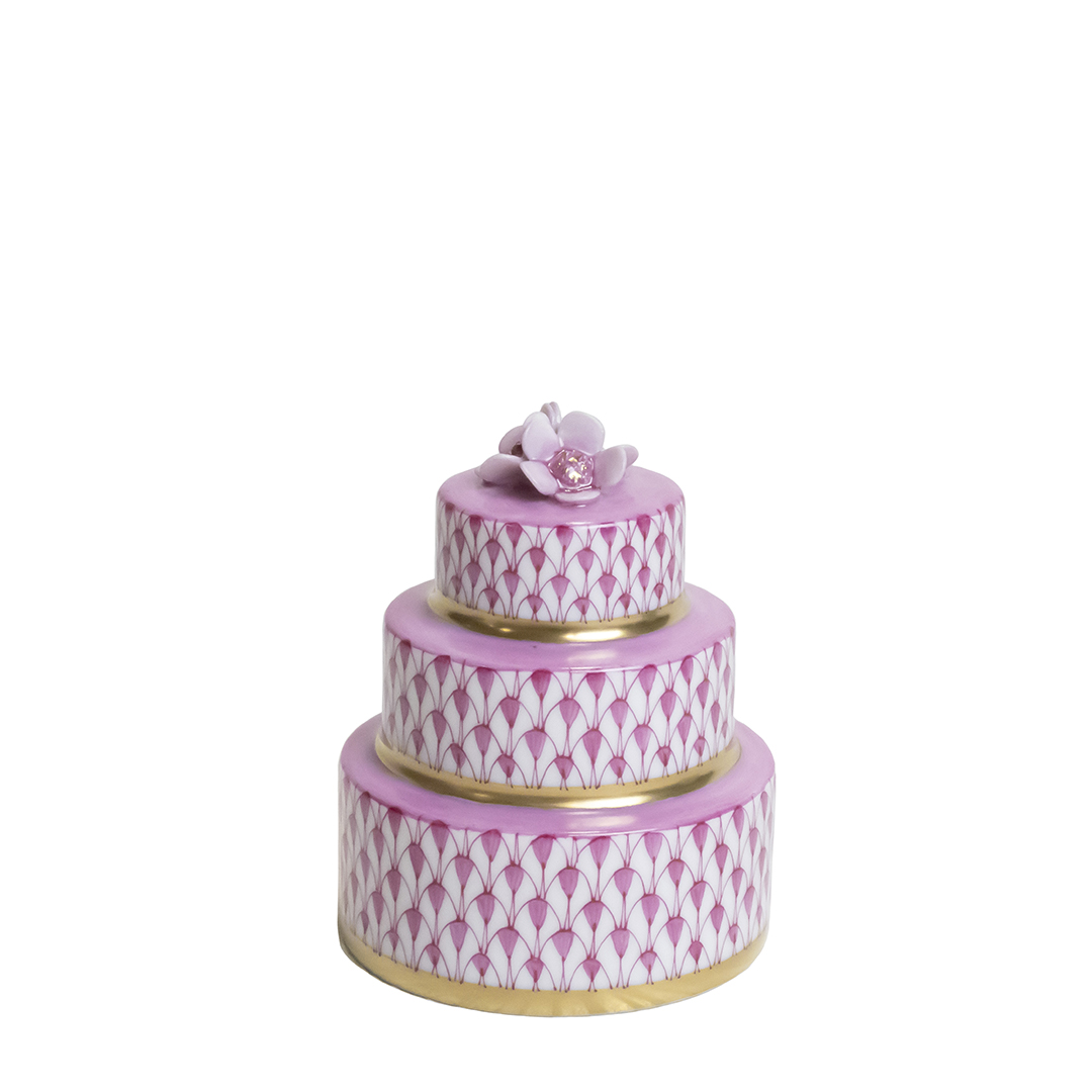 エカイユ・ピンク] ウェディングケーキ