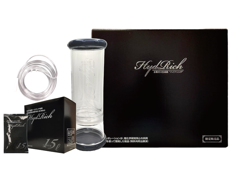 水素ガス吸入器ハイドリッチ　スタートキット　ポータブル　2ヶ月分の水素発生材付き　高輪クリニック　株式会社パル・コーポレーション