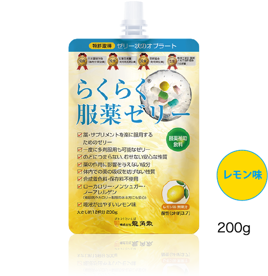 らくらく服薬ゼリー チアパック　龍角散　ゼリー状のオブラート
