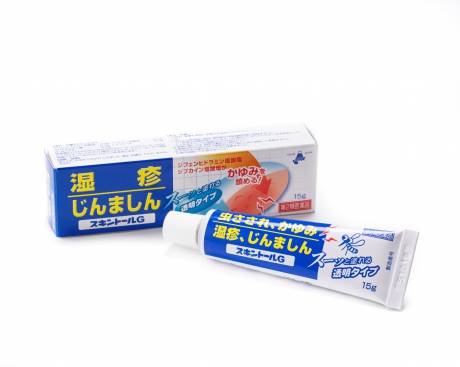 【メール便可】スキントールＧ　15g　虫さされ　かゆみ　湿疹　じんましん　しもやけ　皮膚炎　ただれ　あせも　かぶれ　かゆみ止め　第2類医薬品
