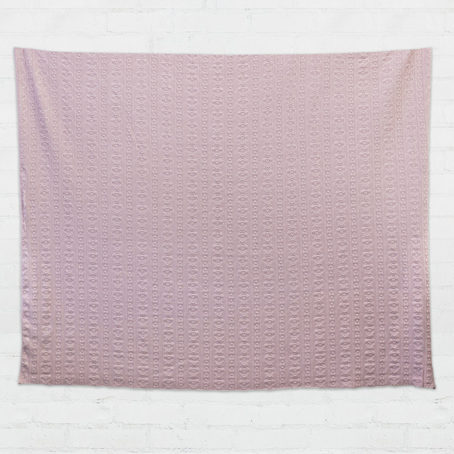 ケーブル編み広幅縄柄編みアランシャーリングニット生地