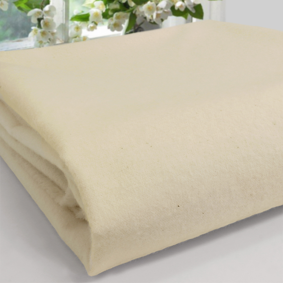 20×16/2両面起毛加工フラン ネル生地 生成り