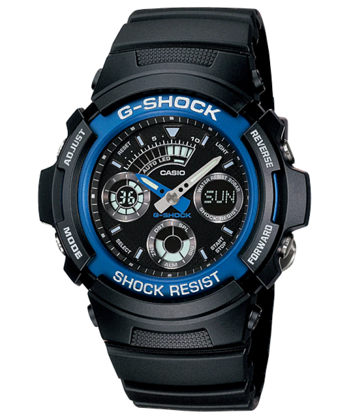 G-SHOCK AW-591-2AJF カシオ腕時計ブラック×ブルー