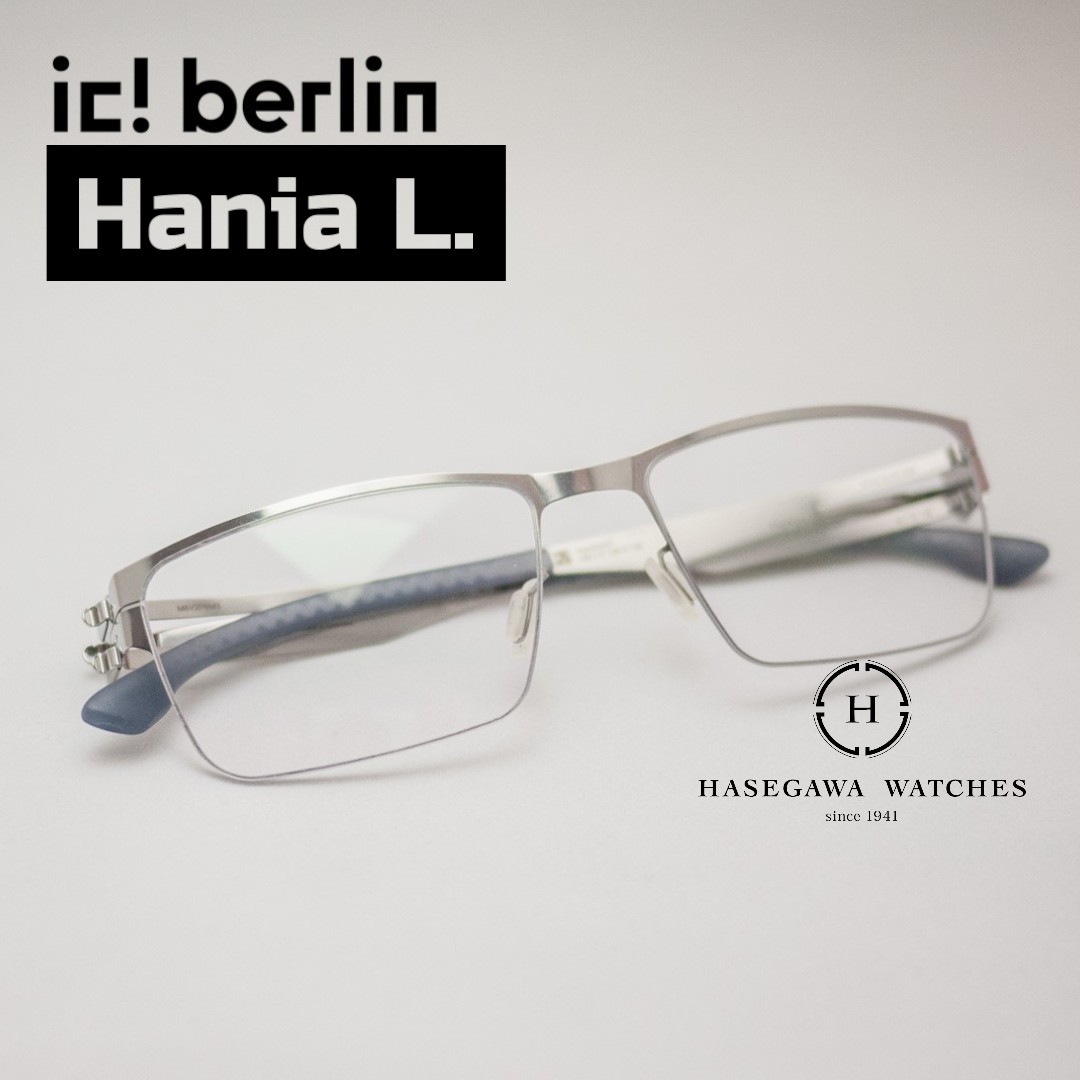 アイシーベルリン Hania L クローム(シルバー）ドイツ製メガネ