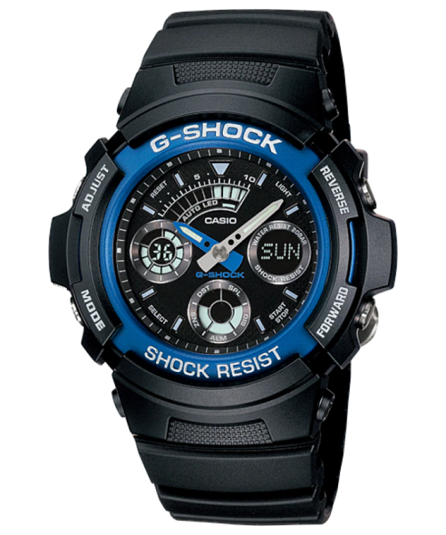 G-SHOCK AW-591-2AJF カシオ腕時計ブラック×ブルー