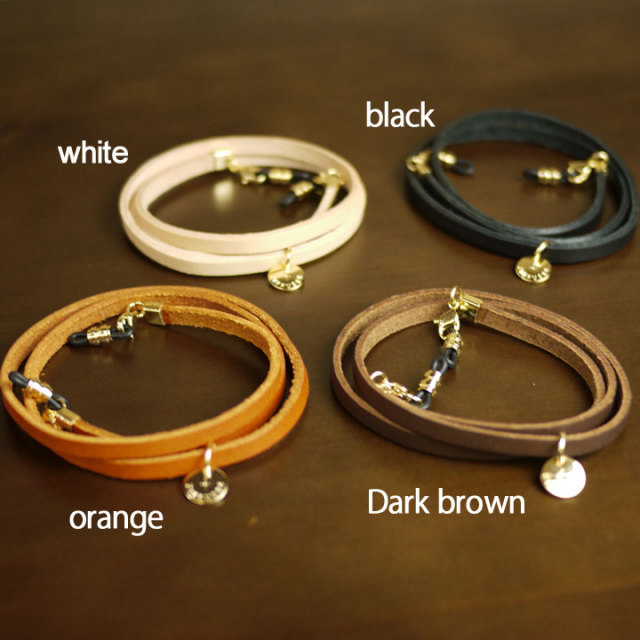 イタリアンレザー｜3連ブレスレット兼グラスコード