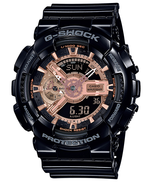 G-SHOCK GA-110MMC-1AJF カシオ腕時計ブラック×ローズゴールド