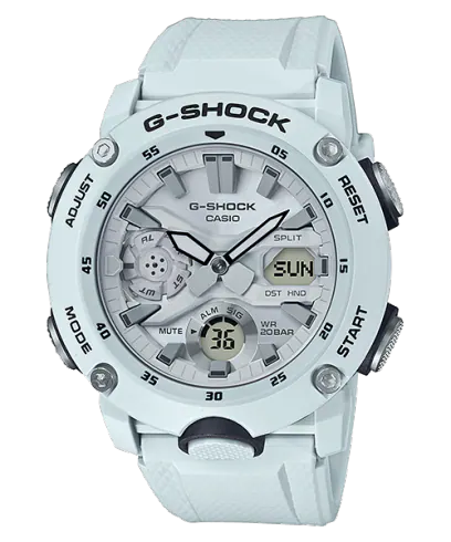 G-SHOCK GA-2000S-7AJF カシオ腕時計ホワイト｜カーボンコアガード
