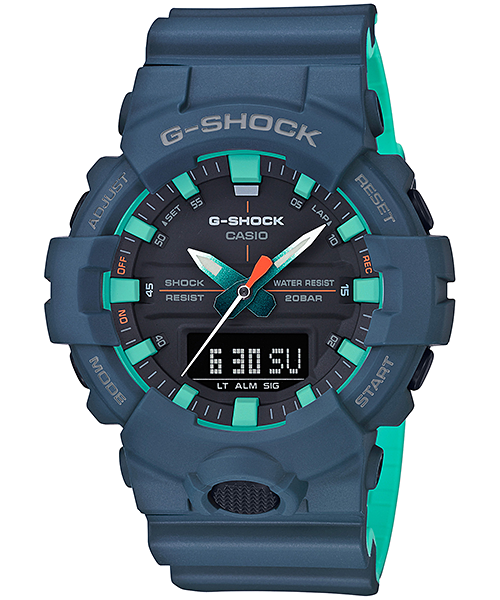 G-SHOCK GA-800CC-2AJF カシオ腕時計ネイビーブルーｘサックスブルー