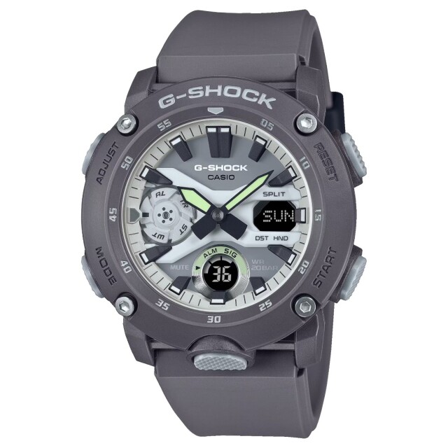 G-SHOCK GA-2000HD-8AJF HIDDEN GLOWシリーズ グレー腕時計