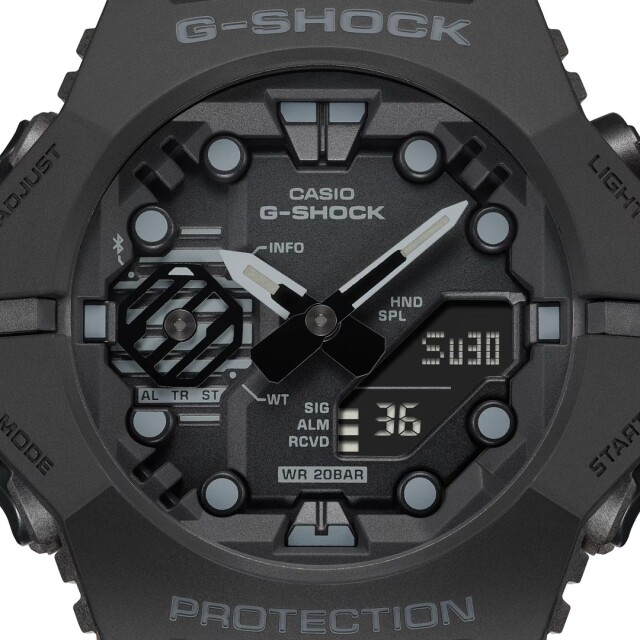 G-SHOCK GA-B001-1AJF アナデジ ブラック 文字盤アップ