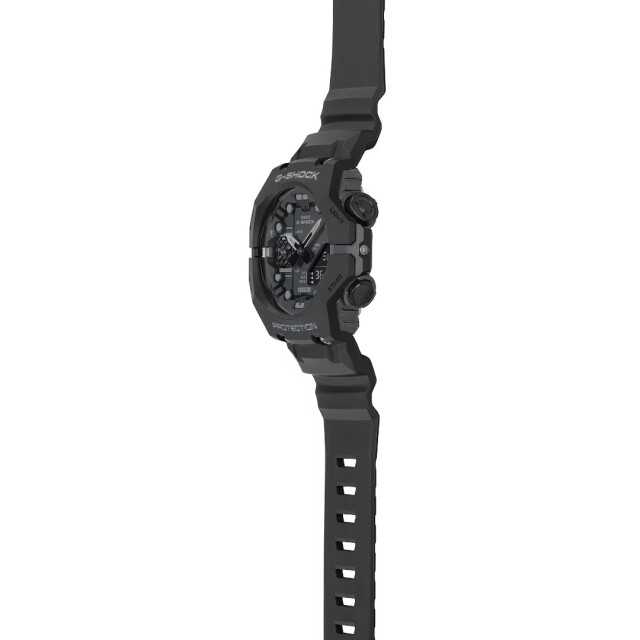 G-SHOCK GA-B001-1AJF アナデジ スマフォ連動 全体を横から見た写真