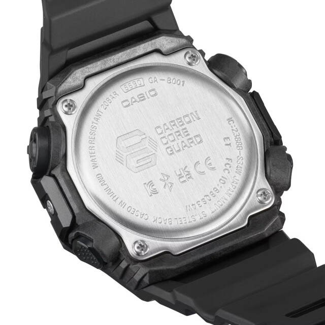 G-SHOCK GA-B001-1AJF スマフォ連動 裏ブタ刻印写真