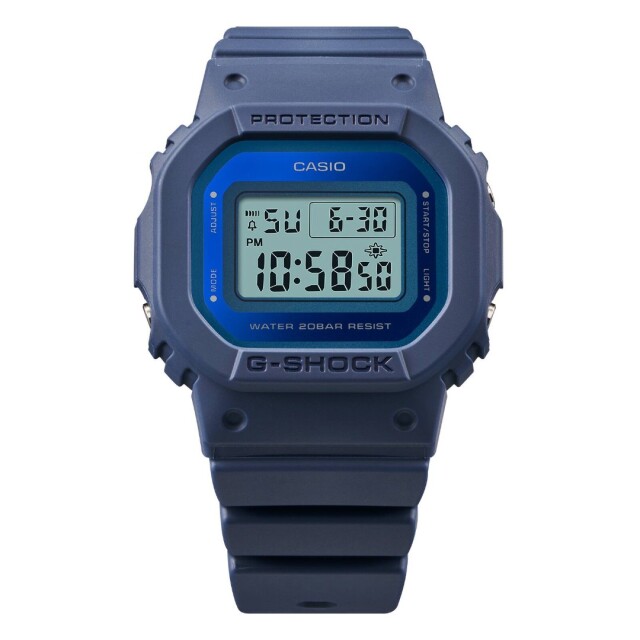 G-SHOCK GMD-S5600-2JF ブルーのデジタル腕時計 スクエアデザイン