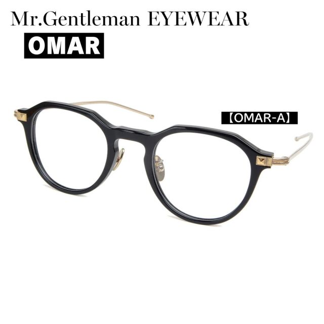 Mr.Gentleman EYEWEAR（ミスタージェントルマン）メガネ OMAR オマール クラウンパント型