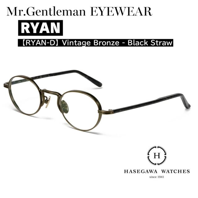 Mr Gentlemanページ RYAN（ライアン）｜Mr.Gentleman EYEWEAR 4点留めブリッジ 強度近視