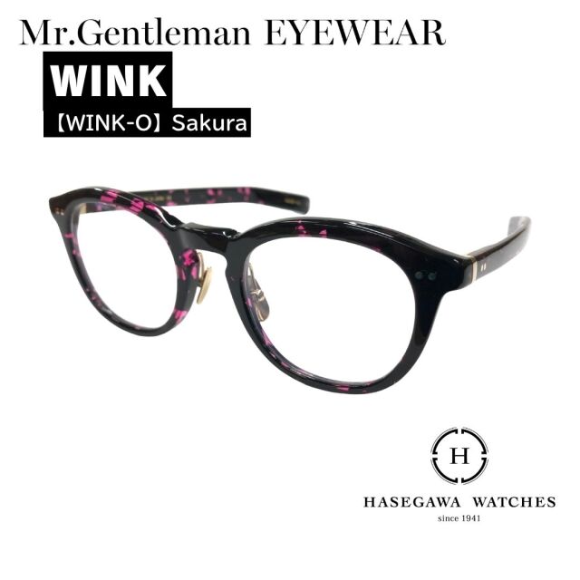 WINK ウィンク｜Mr.Gentleman EYEWEAR weiコラボ ボストン型 メガネ