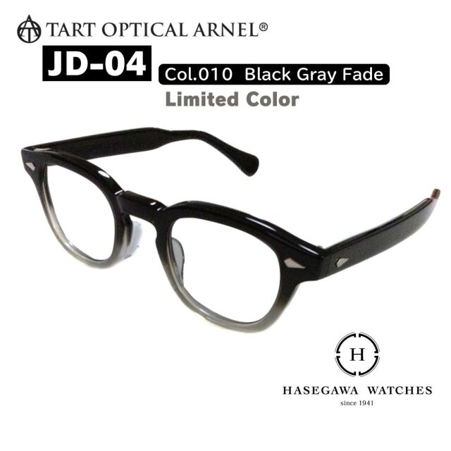 タートオプティカル アーネルJD-04 ブラックグレーフェード ジョニーデップ愛用復刻メガネ