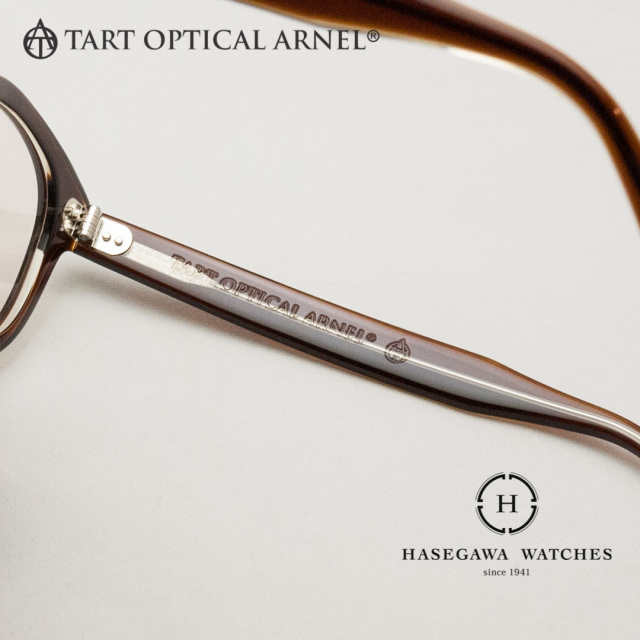 【未使用】TART OPTICAL ARNEL JD-55 008 TART OPTICAL ARNEL® JD-55 008 brown clear | Glass AND Art