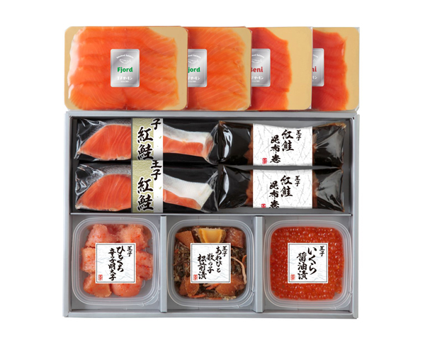 (N)HSB100　スモークサーモン・海の幸・漬魚・昆布巻き詰合せ