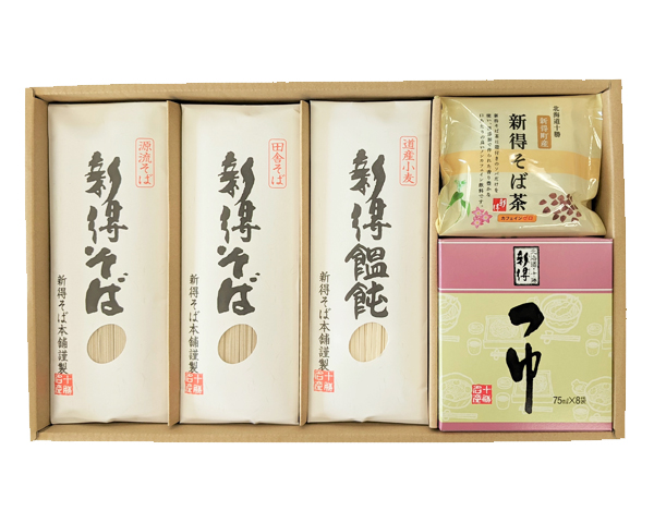 YG-45N　新得そば・新得うどん・新得そば茶セット