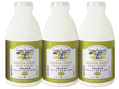 十勝ジャージーミルク　飲むヨーグルト　オリゴ糖　500ml　3本セット