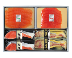 (N)HS50　スモークサーモン・漬魚詰合せ