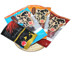 留萌工場直送　やん衆どすこほい　北海道珍味４種セット