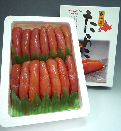 <北海道 古平町から産地直送>極上甘口たらこ（うす味）１ｋｇ入