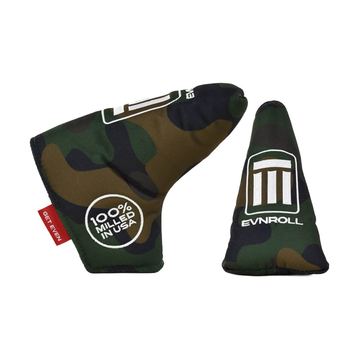 【Evnroll】 カモ コレクション ブレードヘッドカバー（グリーンカモフラージュ）