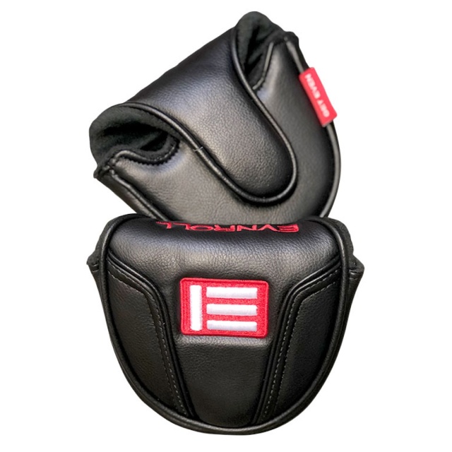 Evnroll】 パター カバー（マレットタイプ ヘッドカバー ブラック）