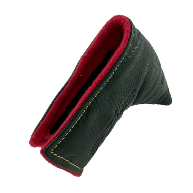 T.P. Mills】 ブル レザー パター カバー グリーン