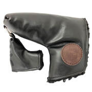 【T.P. Mills】 サークルパッチ with チャーム レザー - ブラック