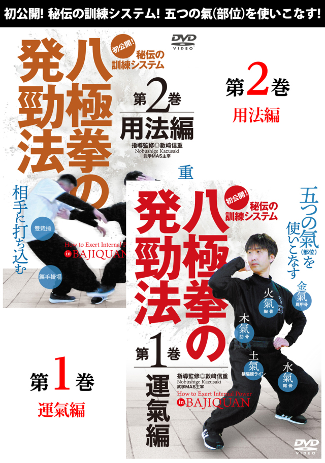 DVD2巻セット『八極拳の発勁法』(通販限定)