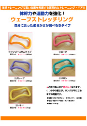 ウェーブストレッチリング（全５種類）