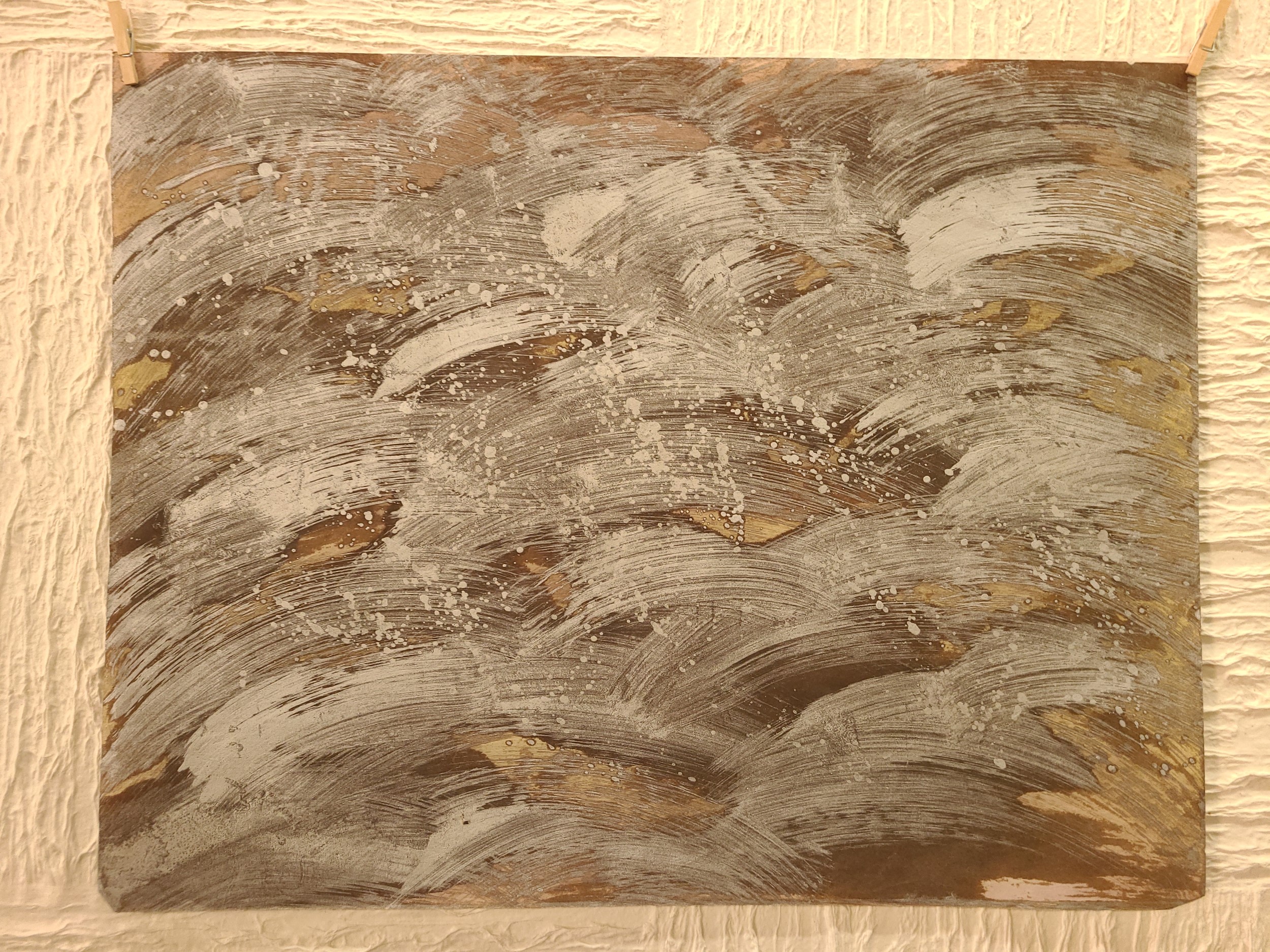 創作染和紙,１
