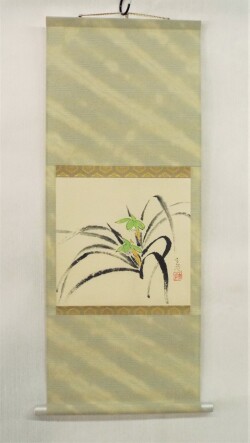 玄花ミニ掛け軸　春蘭