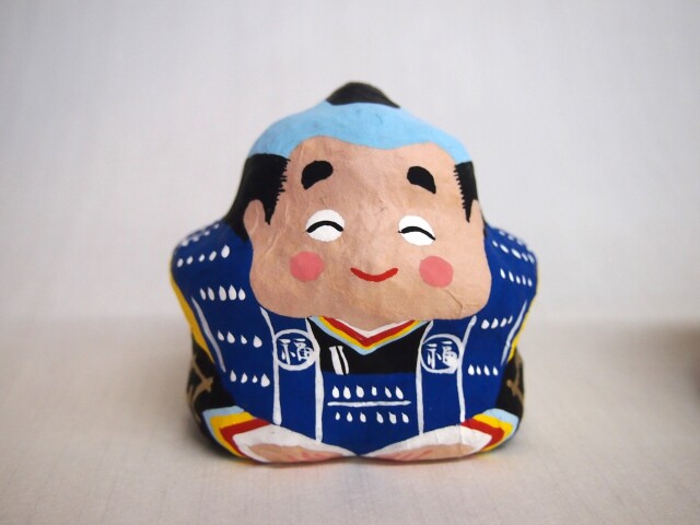 五箇山和紙 紙塑人形【福助】【お多福】 和紙処 東堀の紙屋