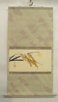 玄花ミニ掛け軸　稲