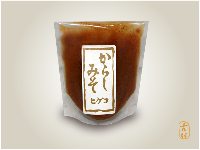 福井の老舗 古村醤油味噌醸造元 ヒゲコのからしみそ １６０ｇ 古村醤油味噌醸造元
