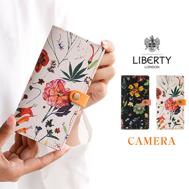 リバティ 手帳型スマホケース Floral Eve (フローラルイブ) HIGHCAMP
