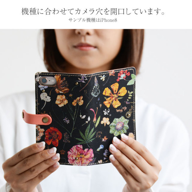リバティ 手帳型スマホケース Floral Eve (フローラルイブ) HIGHCAMP